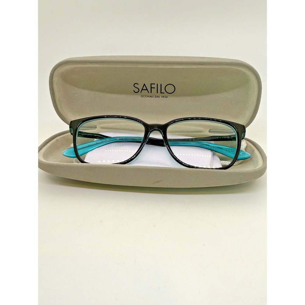 Emozioni by Safilo EM4044 HM Black Turquoise Cat Eye Eyeglass Frames 53-15-140